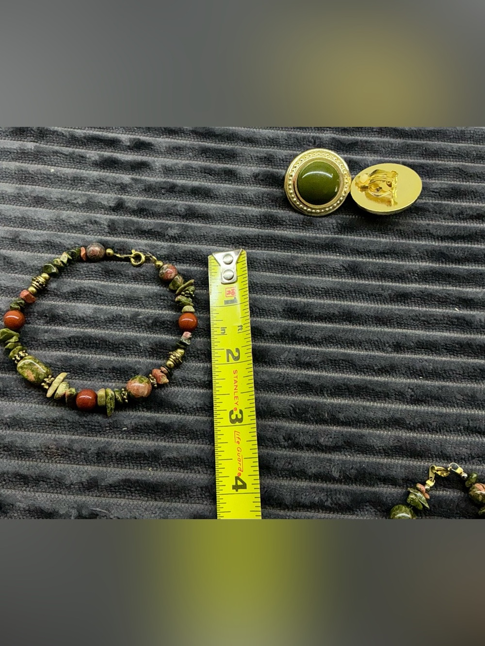 Boho Ethnic Jewelry Lot Multi Strand Turquoise Stone Clay Wood Bead Necklace Set - Picture 12 of 13